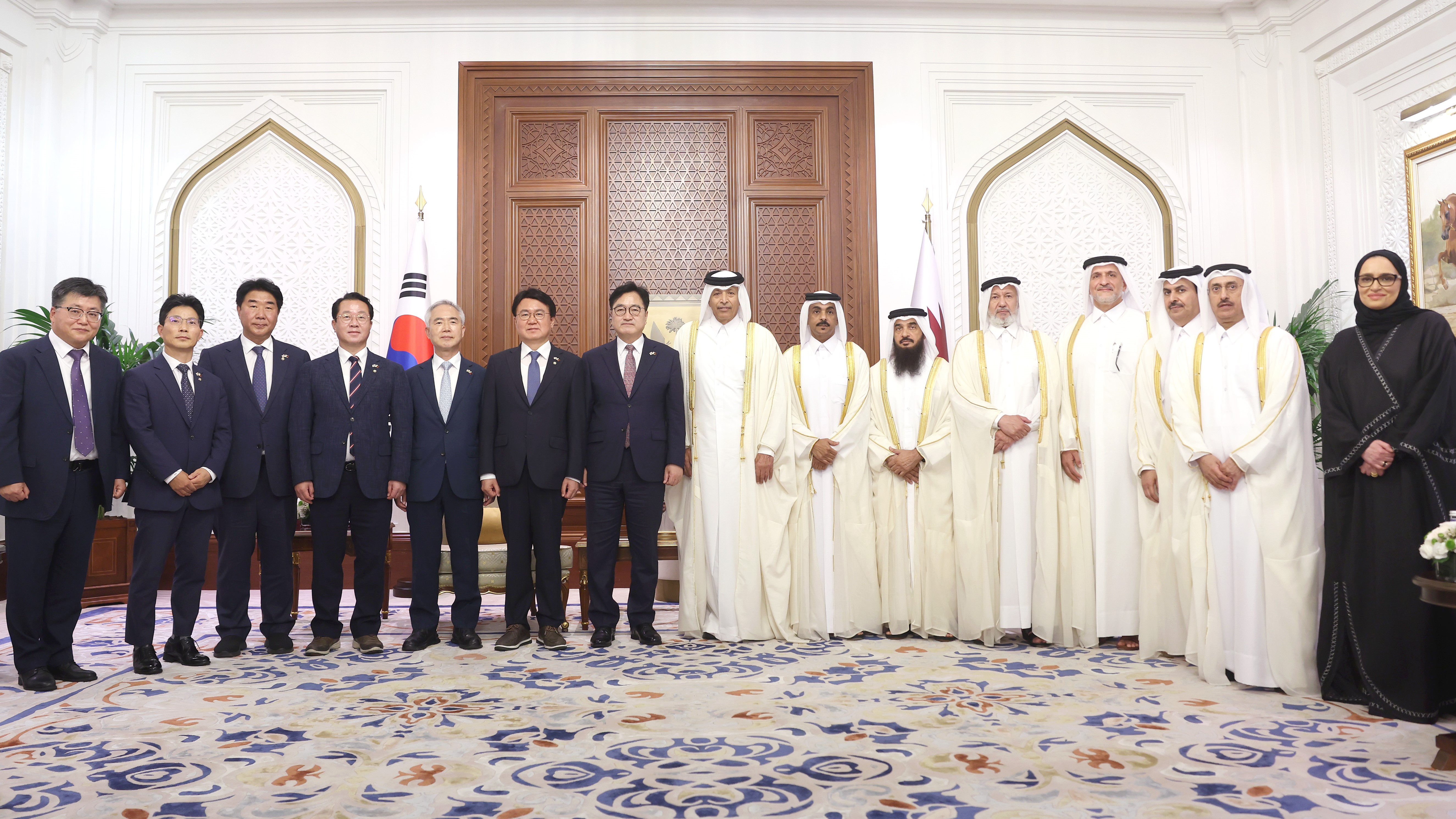 우원식 국회의장, 카타르 방문